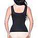 MISS MOLY Sport Neoprene Waist Trainer Cincher Body Shaper Tummy Control Vest Bodysuit Weight Loss Black M