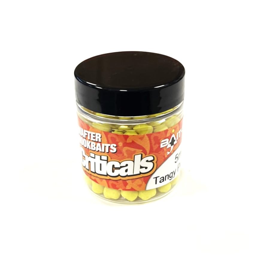 Bait-Tech Criticals 5mm Wafters Tangy Pineapple (35g) Bait -Tech Fishing Bait