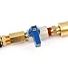WYNNsky Tank Mini Ball Valve, 1/4''NPT Female Threads×1/4''NPT Male Threads, Shut-Off Air Compressor Accessories Fittings
