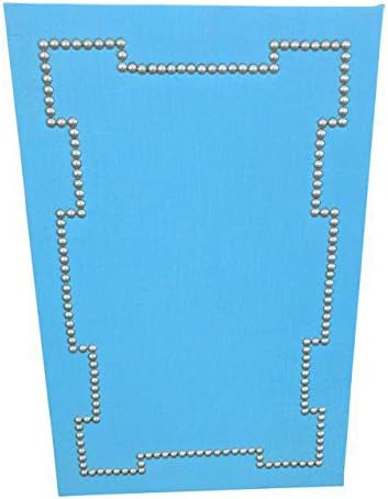 Linen and Nailhead Pinboard Cork Board Ready To Ship