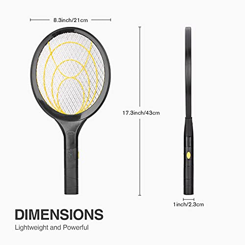 mafiti Electric Fly Swatter Fly Killer Bug Zapper Racket for Indoor and