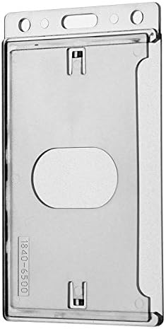 ID Badge Card Plastic Pocket Holder Pouchs New