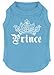 EXPAWLORER Prince Fashion Pet T-Shirt Small Dog Cat Vest Clothes Puppy Costumes for Chihuahua Yorkshire Terrier Blue M