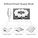 Vanity Mirror Lights, Guckmall 10 LED Dimmable Lights for Mirror, USB Power Supply and 4.82M Hidden Adjustable Length, 6500K Dimmable Daylight White for Makeup Dressing Table
