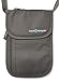 RFID Blocking Neck Stash Passport, Unisex, Grey