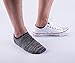 Yingdi No Show Copper Socks for Men and Women - Moisture Wicking and Antimicrobial Pack of 4 Pairs