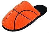 Boys Sports Warm Fleece Scuff Slippers-Assorted Themes