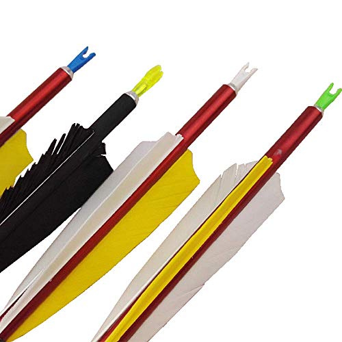 image for AMEYXGS 30pcs Archery Arrow Aluminum Pin Nocks with L Plastic Arrow Pi