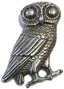 Owl Athena Minerva Pin Badge Tie Tack Pinback Pin Badge