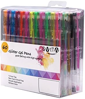 SMTTW Gel Pens 60 Colors for Adult Coloring Books,Drawing,Sketching