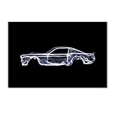 Ford Mustang by Octavian Mielu, 12x19-Inch Canvas