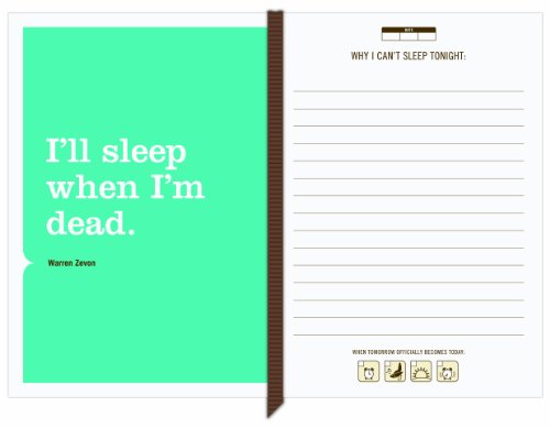 Knock Knock Mini Inner-Truth Journal, I Can't Sleep, 4 x 5.75 Inches (50077) (Mini IT)