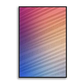 Framed for Living Room Bedroom Simple Clean Color Pattern for
