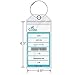 Seala Cruise Luggage Tags, Wild Etag Holders Zip Seal & Colorful Stainless Steel Loops, Great Cruise Ship Accessories (5 Pack - Clear)