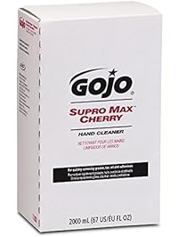 GOJO 728204 Supro Max Cherry Lotion Hand Cleaner, 2000 ml Refill (Case of 4)
