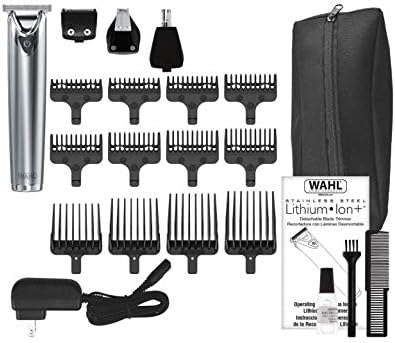 wahl stainless steel lithium ion men's multi purpose beard