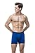 TSLA Men's Breathable Underwear, Performance Cooling Mesh Boxer Briefs, Open Fly Trunks with Pouch, Fly-Front 6inch 2pack Navy/Blue, Medium