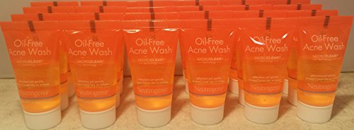 (24)neutrogena Oil Free Acne Wash Travel Size 12 Ounces Total