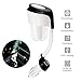 GenLed Car Humidifier, Car Diffuser, Cool Mist Car Air Purifier with 2 USB Charger, 12V Mini Car Aromatherapy Diffuser, Portable Car Essential Oil Diffuser, Car Diffuser Filters Gift (Black)