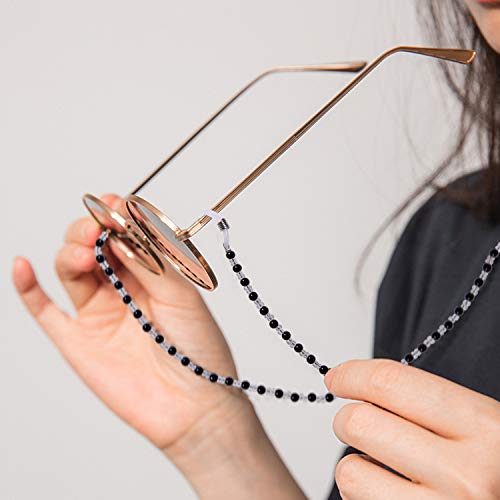 Leyaron 10 Pack Eyewear Retainer Sports Sunglass Holder Straps Eyeglasses String (Bead eyeglass chains)