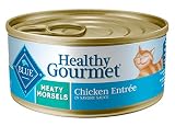Blue Buffalo Healthy Gourmet Natural Adult Meaty Morsels Wet Cat Food, Chicken 5.5-oz cans (Pack of 24)