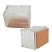 BQLZR Transparent Chair Leg Caps Feet Pads Silicone Floor Furniture Table Feet Covers Non Slip Prevent Scratches Pack of 8
