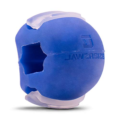 Jawzrsize Jawline Exerciser and Neck Toning (Advanced Blue) (Best Workout To Lose 20 Pounds In A Month)