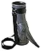 Viking Drinking Horn with stand - Medieval Inspired BPA Free Drinking Horn (16 oz) (Black)