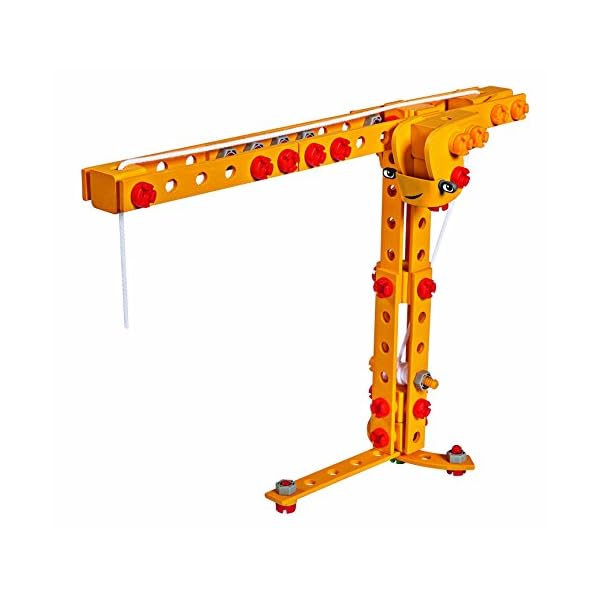 Eichhorn 109325100 - Bob der Baumeister - Constructor Kran Winzi / Tiny, 114 teilig, FSC 100%, Made in Germany, ab 4… – Bild 3