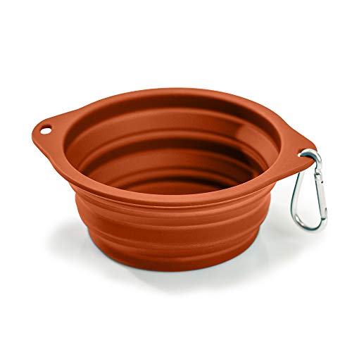 Ruff Products BarkBowl Faltbarer Hundenapf 800ml - Lebensmittelechtes Silikon