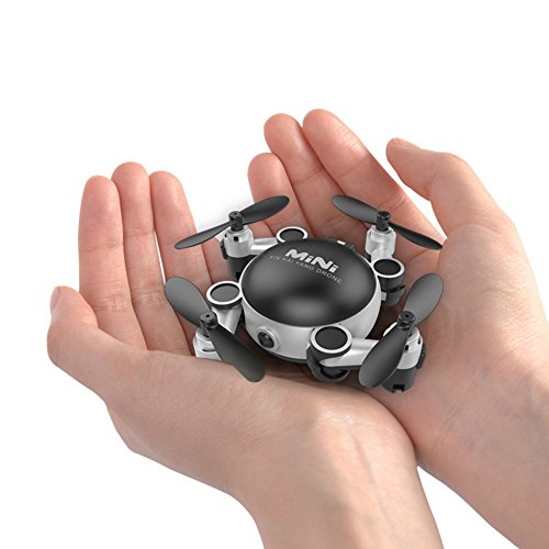 LOHOME MINI Foldable RC Drone - First-Person View (FPV) Unmanned Aerial Vehicle (UAV) 2.4GHz 6-Axis Gyro 4CH Quadcopter Wifi Remote Control Aircraft 720P HD Camera Gravity Sensor Helicopter