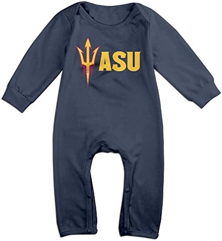 Babys Arizona State University ASU Long Sleeve Romper Bodysuit Outfits 24 M