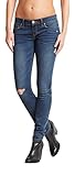 Aeropostale Women's Destroyed Dark Wash Skinny Jean