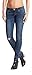 Aeropostale Women's Skinny Destroyed Dark Wash Jean