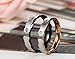 Flongo Mens Womens 5mm 3.5mm I Will Always Be with You Couples Ring, Stainless Steel Wedding Engagement Promise Ring Band