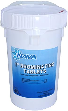 Nava Chemicals 652034388 1-Inch Bromine Tablets, 40-Pound