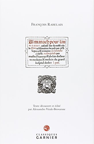 Almanach pour l'an MDXXXV