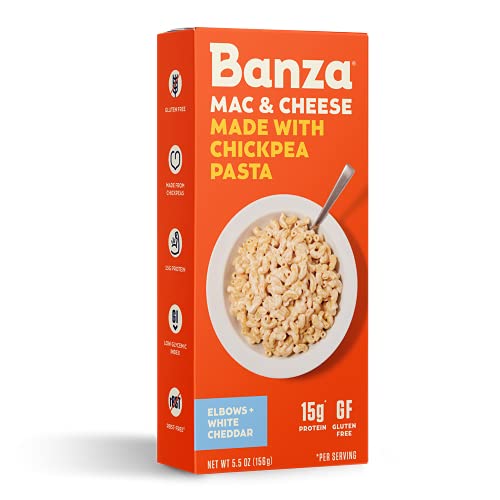 Banza Chickpea Pasta Mac & Cheese High Protein Gluten Free Healthy