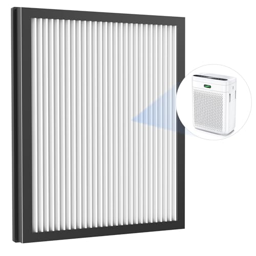 Air Purifier Replacement Filter, 8 in 1 HEPA Filter F1 Air Purifier, Air Cleaner Filter, 1 PCS, White