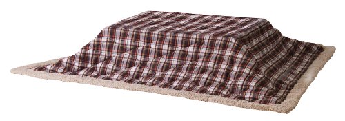 image for Azumaya Japan AZUMAYA KK-104BR Kotatsu Futon Rectangle Shape, Brown Ch