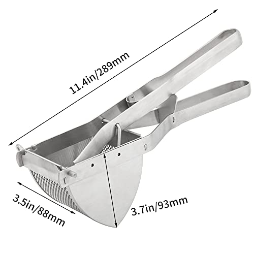 MyLifeUNIT Heavy Duty Commercial Potato Ricer, Stainless Steel Business