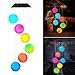 Wind Chime Outdoor Color-Changing Waterproof Mobile Romantic Led Solar Powered Crystal Ball Wind Chimes Lights for Home, Indoor, Yard, Patio, Night Garden, Party, Festival Decor