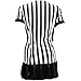 Risque Referee Women's Halloween Costume Sexy Sports Ref Ump Skirt Outfit White