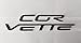 Black Rear Bumper Letters for Chevrolet Corvette C6 2005 2006 2007 2008 2009 2010 2011 2012 Letter Inserts Not Decals