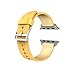 Wearlizer Womens Leather Compatible with iWatch Bands 38mm 40mm Strap Wristbands Leisure Cute Unique Dressy Bracelet (Metal Silver Clasp) Series 4 3 2 1 Edition Sports