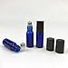5ml Glass Roller Bottles-Set of 15 Roll Bottle With Metal Ball for Essential Oil,SYY8482; Aromatherapy,Perfumes and Lip Balms (Blue)