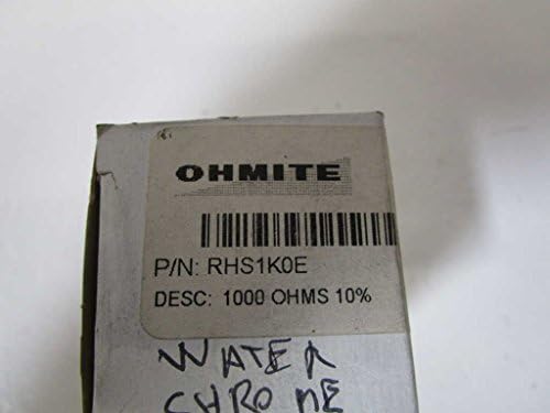 OHMITE MFG RHS1K0E RHS Series 1 kOhm ±10% 25 W Single Turn Rheostat Wirewound Potentiometer - 1 item(s)