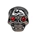 lotmusic A1848Lotmusic 3pcs Electric Guitar Volume Tone Control Knobs Black Skull Head Skull Knob