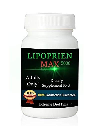 LIPOPRIEN MAX 5000 Fat Blasting, Diet Pills That Work, Fat Burner Weight Loss Pills, Lose Weight Fast, Weight Loss Supplement, Extreme, Weight Loss