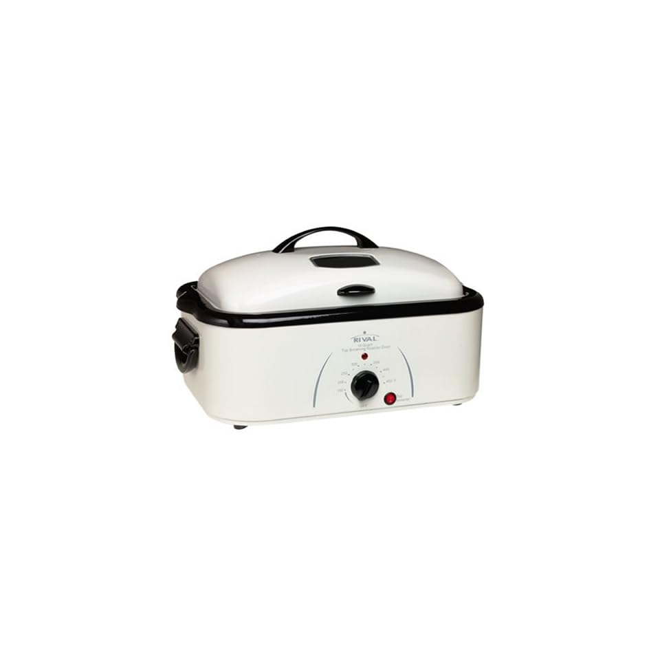 Rival RO183 18 Quart Top Browning Roaster Oven, White on PopScreen
